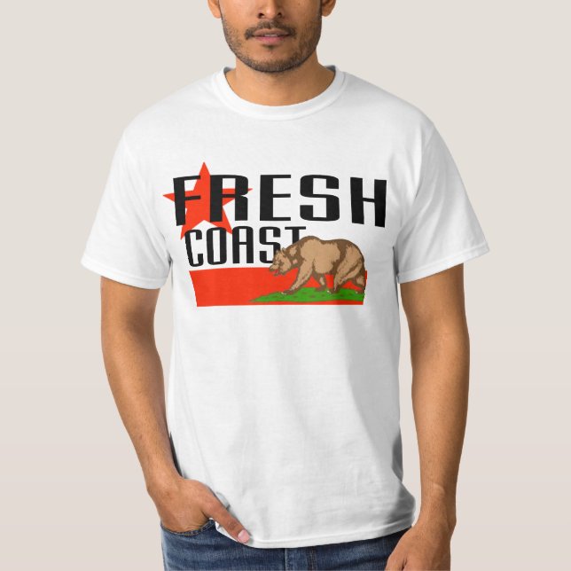 Camiseta Costa fresca — Camisa-T (Frente)