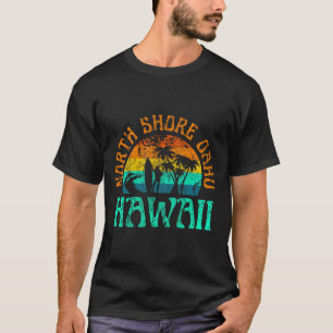 Camiseta Costa Norte Oahu Havaí Praia de Surf Ondas Gi
