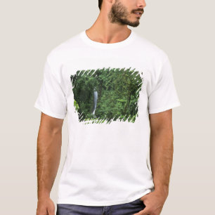 Camiseta Costa Rica, área do vulcão Arenal, pontes de enf