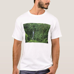Camiseta Costa Rica, área do vulcão Arenal, pontes de enf