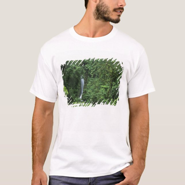 Camiseta Costa Rica, área do vulcão Arenal, pontes de enfor (Frente)