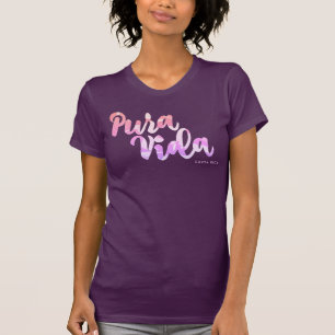 Camiseta Costa Rica Colorida Pura Vida Mulher