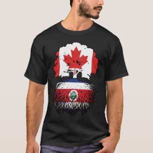 Camiseta Costa Rica Costa Rica Canadá, Canadá, raízes de ár