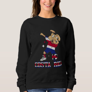 Camiseta Costa Rica Dabbing Dog Futebol Ball Costa