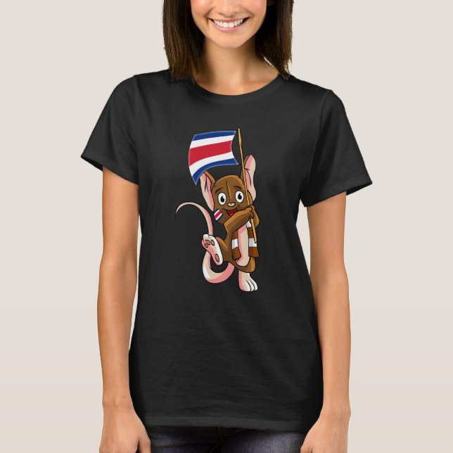 Camiseta Costa Rica Fan Mouse (Frente)