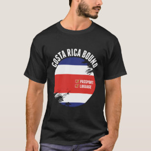 Camiseta Costa Rica - País Viagem da Costa Rica Bandeira T