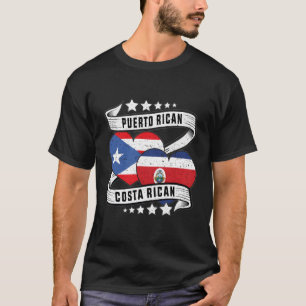 Camiseta Costa Rica Porto Rico Half Puerto Rican Half Cos
