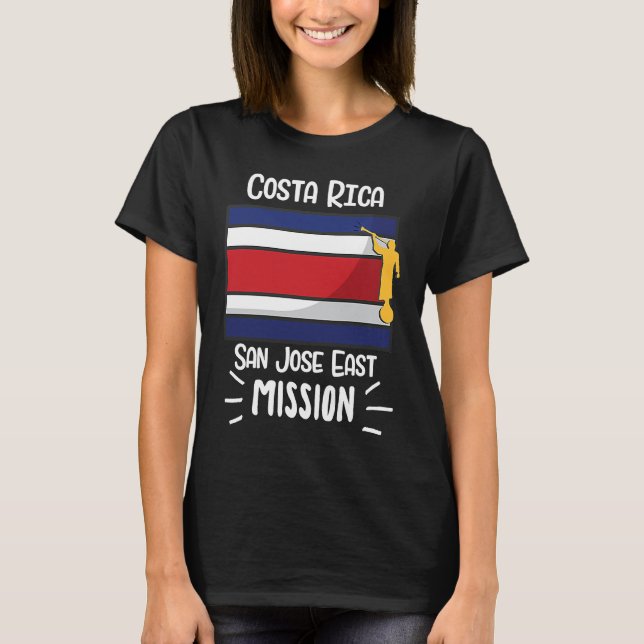 Camiseta Costa Rica San Jose East Mormon LDS Mission Missio (Frente)