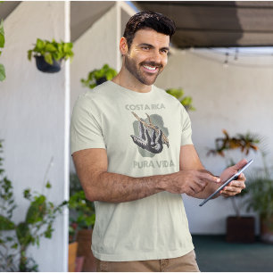 Camiseta Costa Rica Sloth Pura Vida