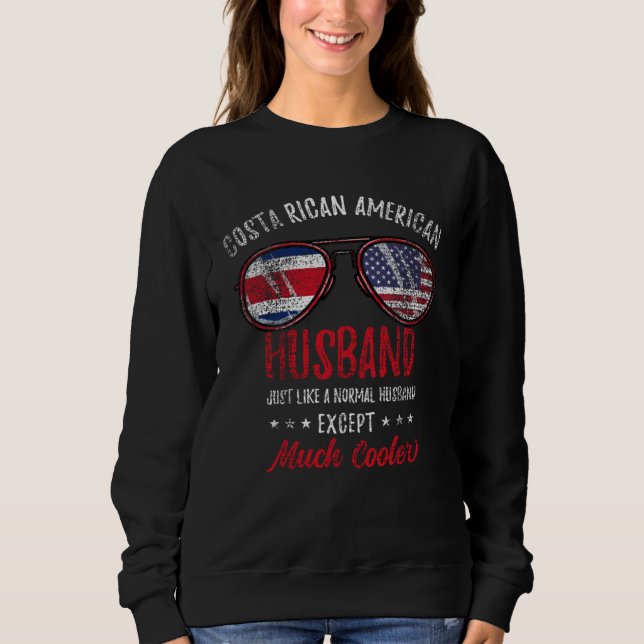 Camiseta Costa Rican American Husband Vintage (Frente)