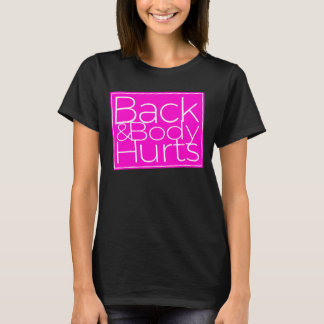 Camiseta Costas e Corpos Dói Mulheres Negras Yoga Trabalha