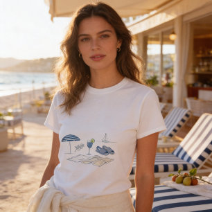 Camiseta Costeira da Riviera Francesa