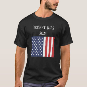 Camiseta Costela de Peito 2024 Churrasco EUA Eleições Presi