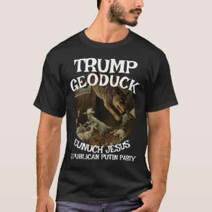 Camiseta Costeleta de cordeiro Trump Jesus Partido Republic