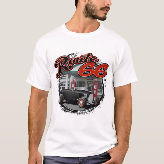 Camiseta Costume 1932 da rota 66 (Frente)