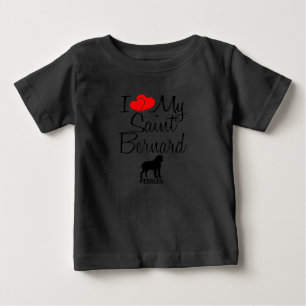 Camiseta Costume Amo Meu Santo Bernard