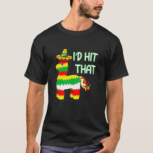 Camiseta Costume Cinco De Mayo Ideas Eu Acertaria Que Pinat (Frente)