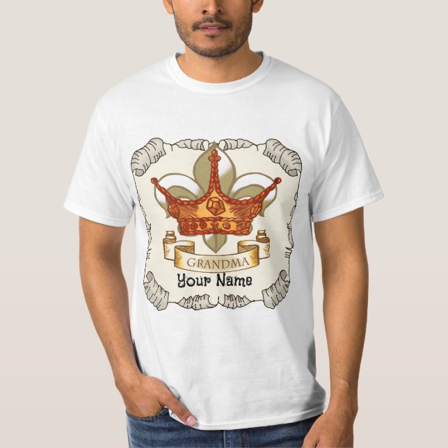 Camiseta Costume da Rainha Vovó (Frente)