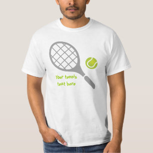 Camiseta Costume da raquete e da bola de tênis