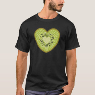 Camiseta Costume de Beach Kiwi em férias Fruta de Kiwi