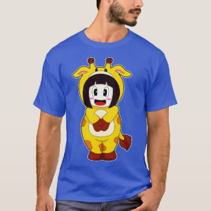 Camiseta Costume de Garota Giraffe