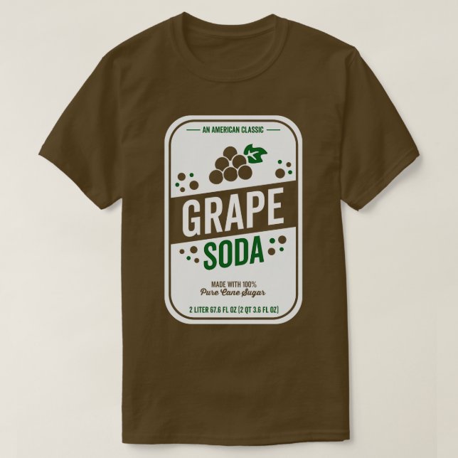 Camiseta Costume de Grupo de Soda de Grape (Frente do Design)