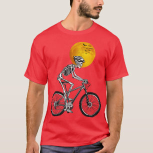 Camiseta Costume de Halloween de bicicleta de bicicleta de