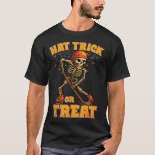 Camiseta Costume de Halloween, Jogador de Hóquei no Gelo en