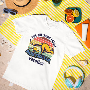 Camiseta Costume de Kangaroo Sunset Trip Cute da Austrália