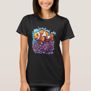 Camiseta Costume de Peixe-Palha do Oceano para Amantes de A