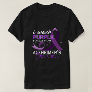 Camiseta Costume de RD Visto Roxo para a minha mãe Alzheime