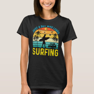 Camiseta Costume de surfista é apenas um garoto que ama sur