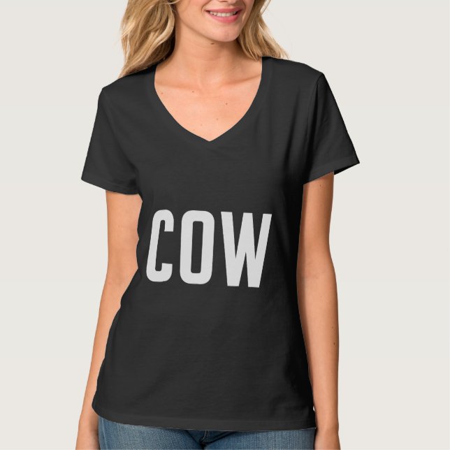 Camiseta Costume De Vaca (Frente)