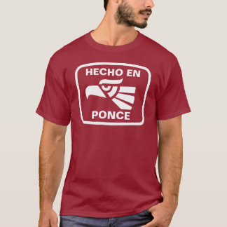 Camiseta Costume do personalizado do en Ponce de Hecho