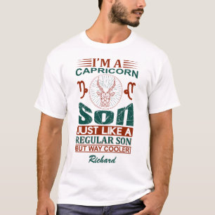 Camiseta Costume Engraçado Sou Capricórnio Filho Zodiac Sin