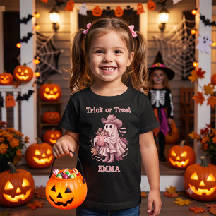 Camiseta Costume ou Doce Fantasma Cowboy Western Vintage