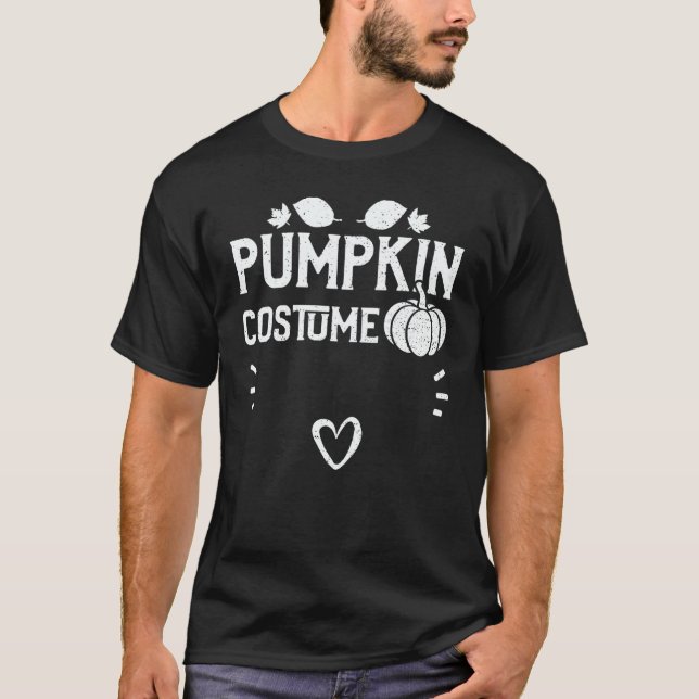 Camiseta Costume Pumpkin Costume Pumpkin Sayings (Frente)