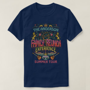 Camiseta Costume retro do logotipo do concerto 70s da banda