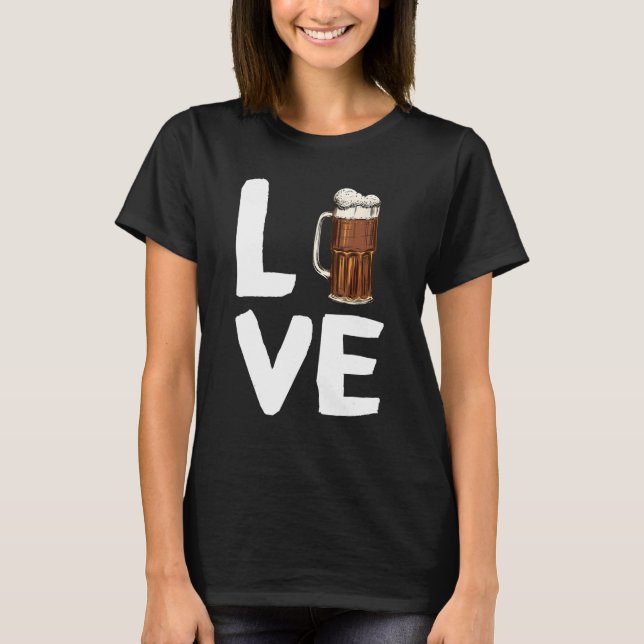 Camiseta Costume Root Beer para Beer Lovers LOVE (Frente)