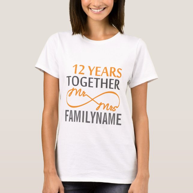 Camiseta Costume, Sr. e Sra. 12 (Frente)