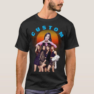 Camiseta COSTUMIZE Sua Própria Ideia de Meninas Aqui Camise