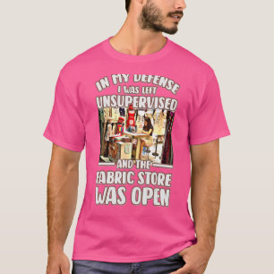 Camiseta Costura para Mulheres Tecido Crazy Quilt Senhora A