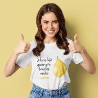 Cota Amarelo Limão Engraçado Moderno