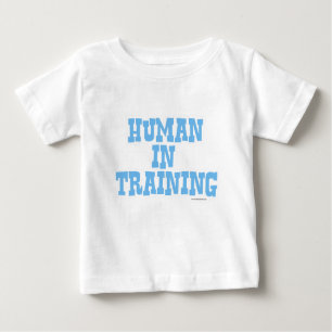 Camiseta Cota Azul De Bebê Engraçada Para Treinamento