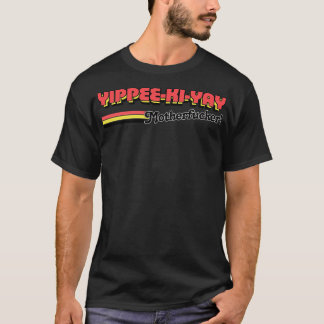 Camiseta Cota da mãe do Duro Mortal Yippee KiYay dos anos 8