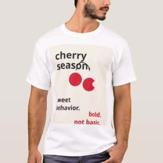 Camiseta Cota da Temporada de Cereja Moderna - Vermelho Ous