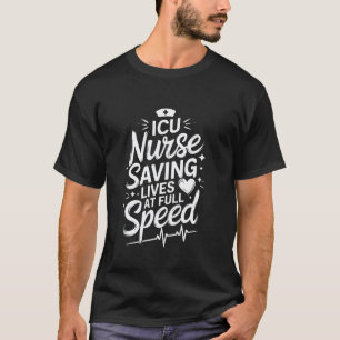 Camiseta Cota da Unidade de Terapia Intensiva para a Equipe