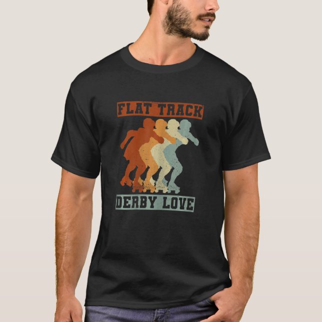 Camiseta Cota De Amor Do Womens Flat Track Derby (Frente)