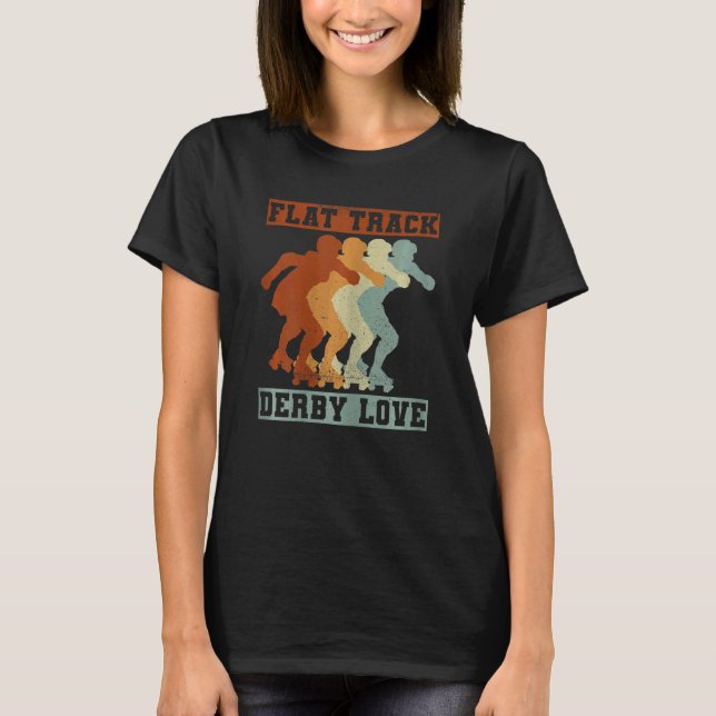 Camiseta Cota De Amor Do Womens Flat Track Derby (Frente)