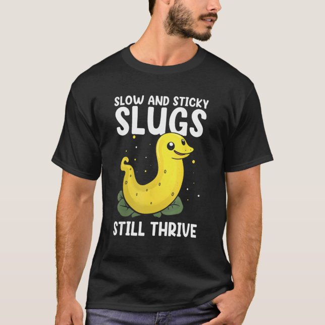 Camiseta Cota de Banana Slug para Caracóis e Caracóis de Ba (Frente)